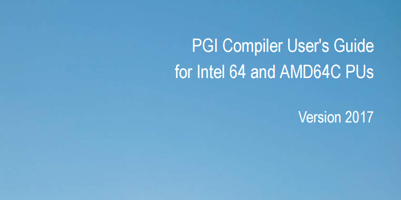 PGI Professional Edition